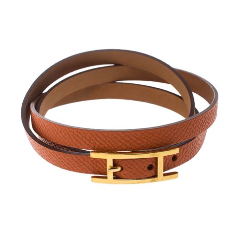 hermes wrap leather bracelet.